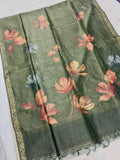 Tussar Tissue Saree